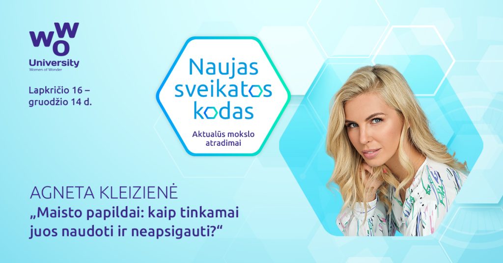 Naujas sveikatos kodas: Agneta Kleizienė