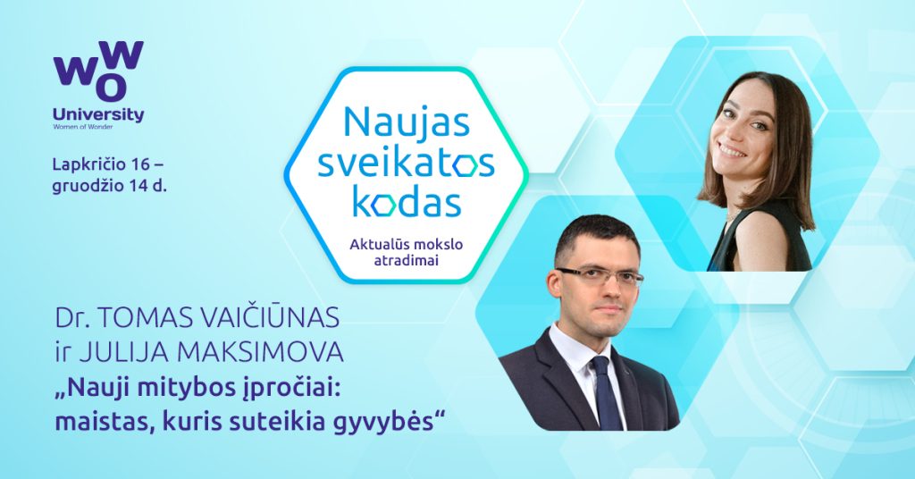 Naujas sveikatos kodas: Tomas Vaičiūnas ir Julija Maksimova