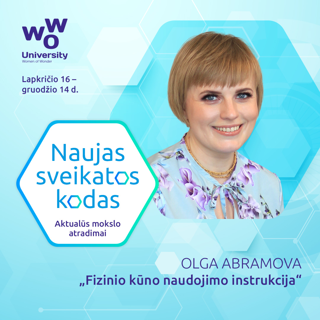 Naujas sveikatos kodas: Olga Abramova